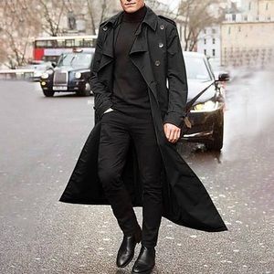 ASOS DESIGN lightweight longline double breasted trench coat in black. 2xlT New!